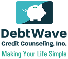 DebtWave Logo with Tagline Image