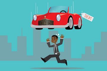 Man Carrying Car Image