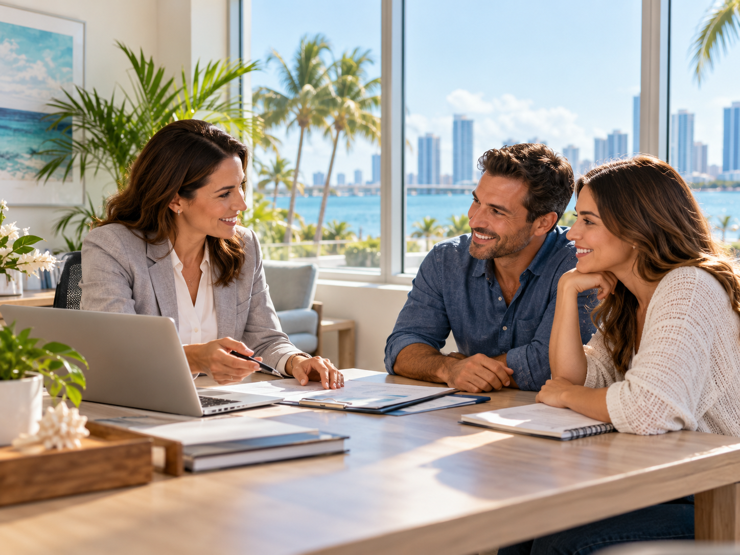 Florida residents reviewing credit counseling and Debt Management Program options