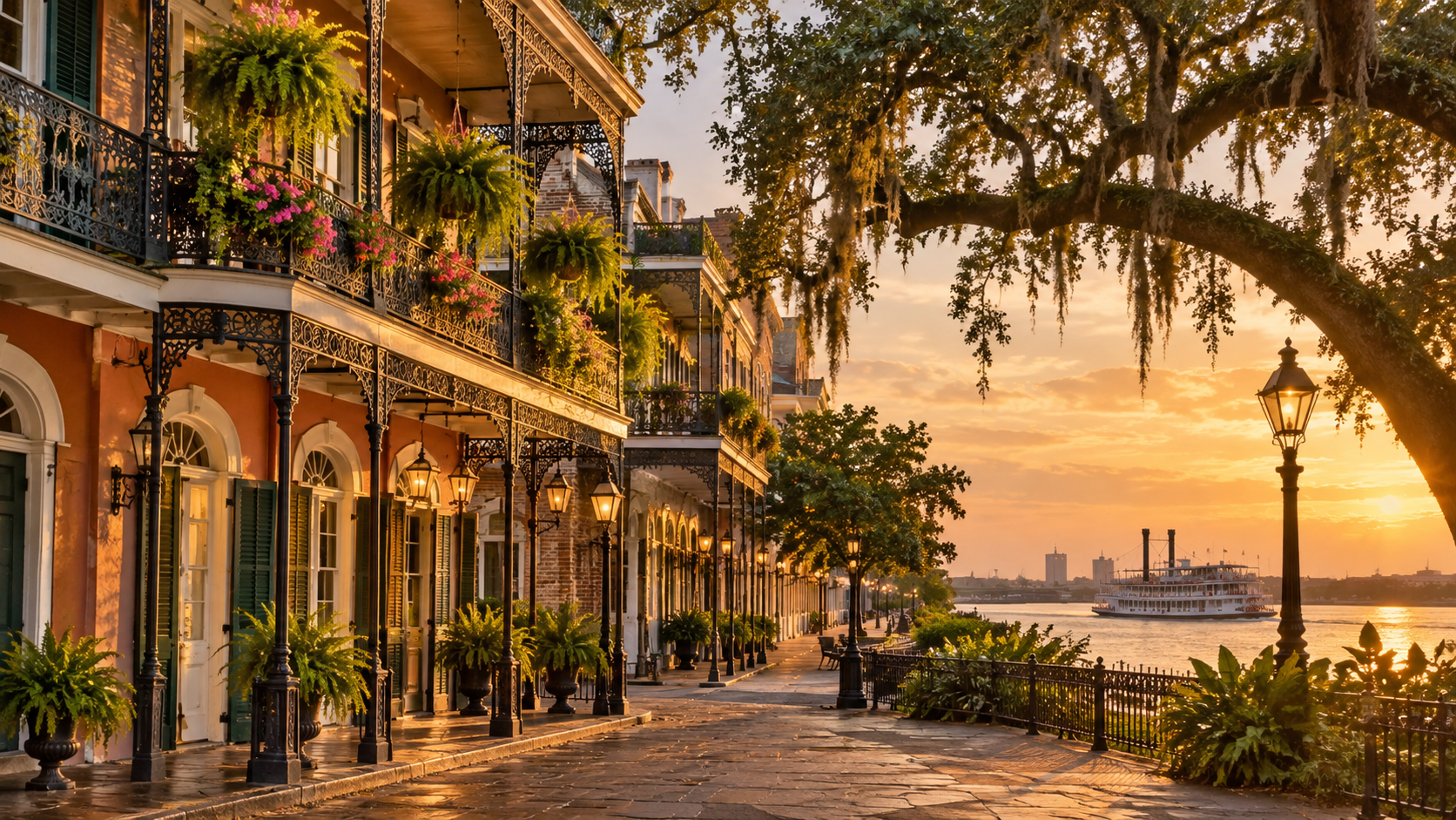 Louisiana scenery representing residents seeking credit counseling
